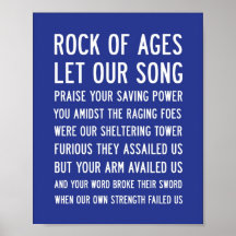 Subway Art | Rock of ages Poster