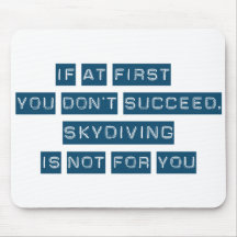 Success at Skydiving Mouse Pad