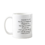 Success & Happiness Quote Coffee Mug Cup