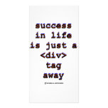 Success In Life Is Just A <Div> Tag Away (Humour) photo cards