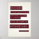 Success is... (Large Template Editable) Print