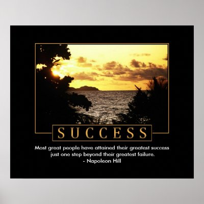 Success Motivational Poster on This Success Motivational Poster Can Be Customised With Any Quote