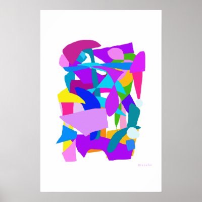 Success Purple Poster