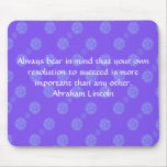 Success Quote Mousepad