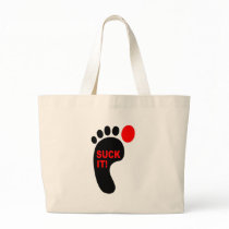 Suck It! Big Toe Tote Bags