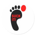 Suck It! Big Toe stickers