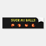 Suck My (Fire) Balls Bumper Sticker