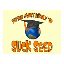 Suck Seed Post Card