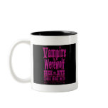 Suck vs Bite – Vampire vs Werewolf mugs