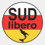 Sud Libero Round Sticker