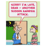 sudden amnesia attack flyers