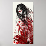Suddenly: An Abstract Manga Poster posters