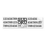 Sudoku is for squares bumper stickers