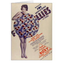 Sue Carol Follies Of 1929 movie greeting card