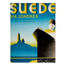 Suede via Londres Postcard