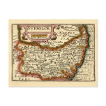 "Suffolck" Suffolk County Map postcards