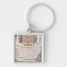 Suffolk and the situation of Ipswich Keychains