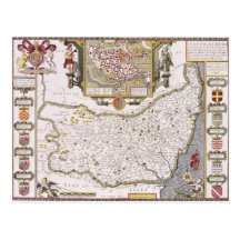 Suffolk and the situation of Ipswich Postcards
