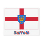Suffolk St Edmund's Proposal Flag with Name postcards