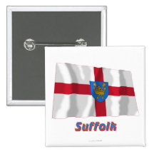 Suffolk St Edmund's Proposal Waving Flag with Name Pins