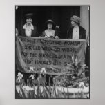 Suffrage Women Protesting for Their Right to Vote posters