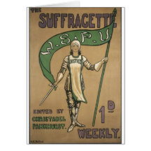 Suffragette Magazine Greeting Cards