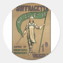 Suffragette Magazine Stickers