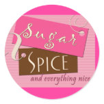 Sugar and spice and everything nice stickers