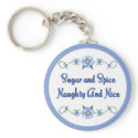 Sugar and Spice keychains