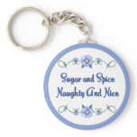Sugar and Spice keychains