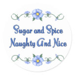 Sugar and Spice stickers