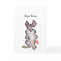 Sugar Buns Cartoon Love Valentine Card