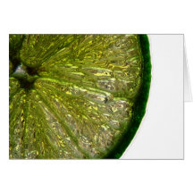 Sugar Coated Lime Slice Greeting Cards