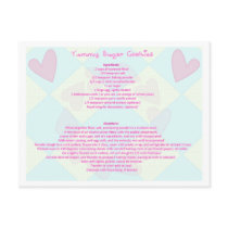 Sugar Cookie Recipe Postcard