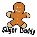 Sugar Daddy Gingerbread Man photo sculptures