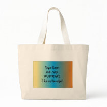 Sugar Eater-NO APOLOGIES Canvas Bags
