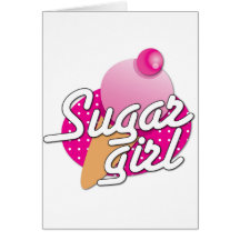 Sugar Girl rockabilly icecream Cards