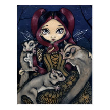 "Sugar Gliders" Postcard