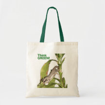 Sugar gliders think green! bag