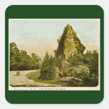 Sugar Loaf Rock  Mackinac Island Michigan Sticker