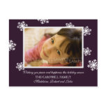 Sugar Plum Snowflakes :: Christmas Photo Postcard