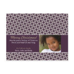 Sugar Plum Snowflakes :: Christmas Photo Postcard