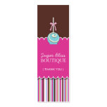 Sugar Pops Thank You Tags Business Card Template