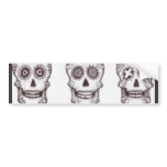 Sugar Skull Bumper sticker