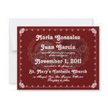Sugar Skull Couple Wedding Invitations