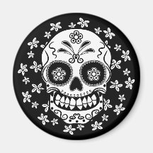 Sugar Skull Fridge Magnet