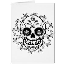 Sugar Skull Greeting Cards