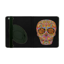 Sugar Skull iPad Case with Stand - Day of the Dead