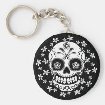 Sugar Skull Keychain