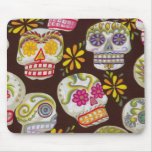 sugar skull mouse pad